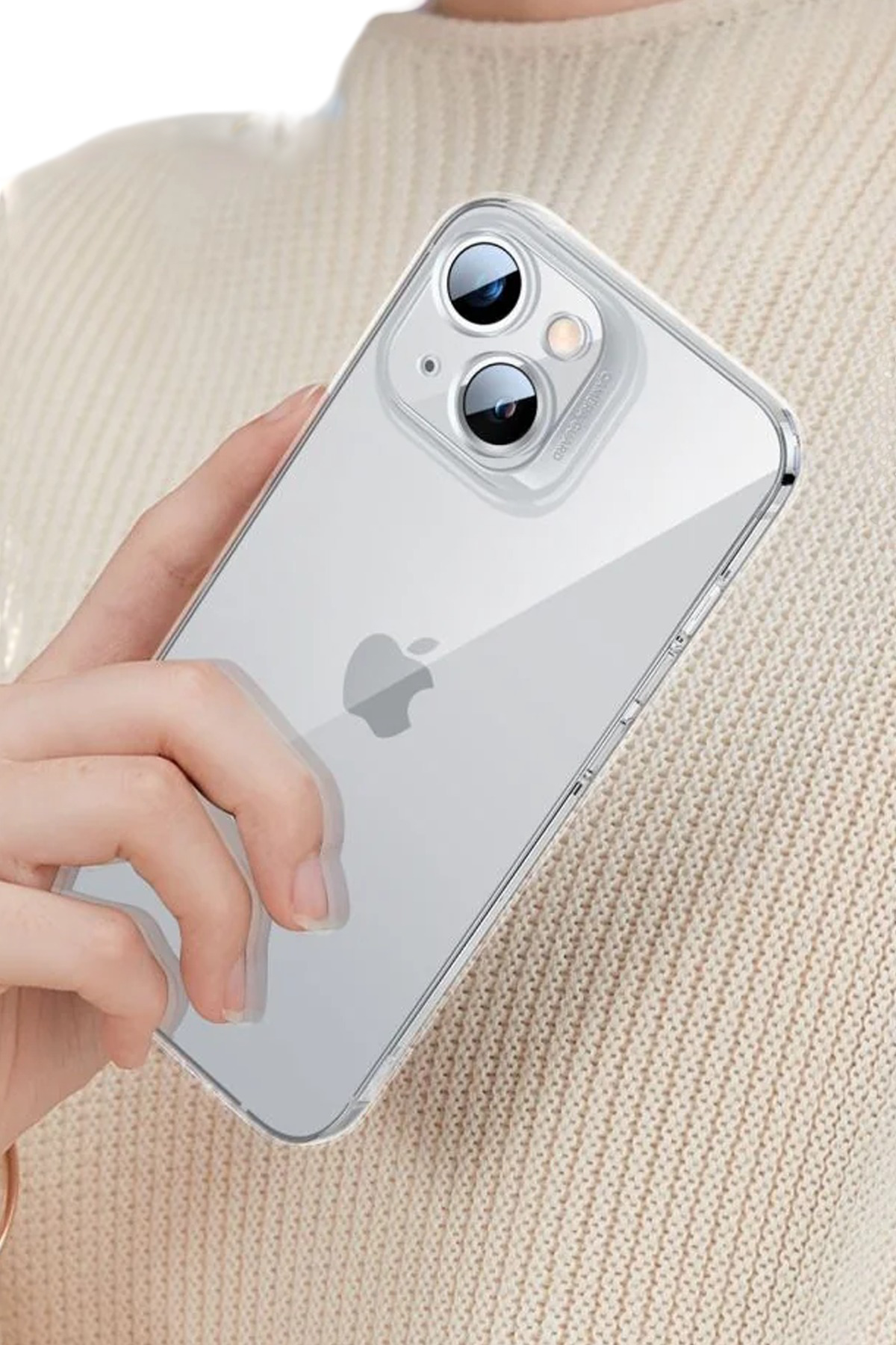 ESR Apple iPhone 14 Plus Ice Shield Tempered Cam Kılıf - Şeffaf