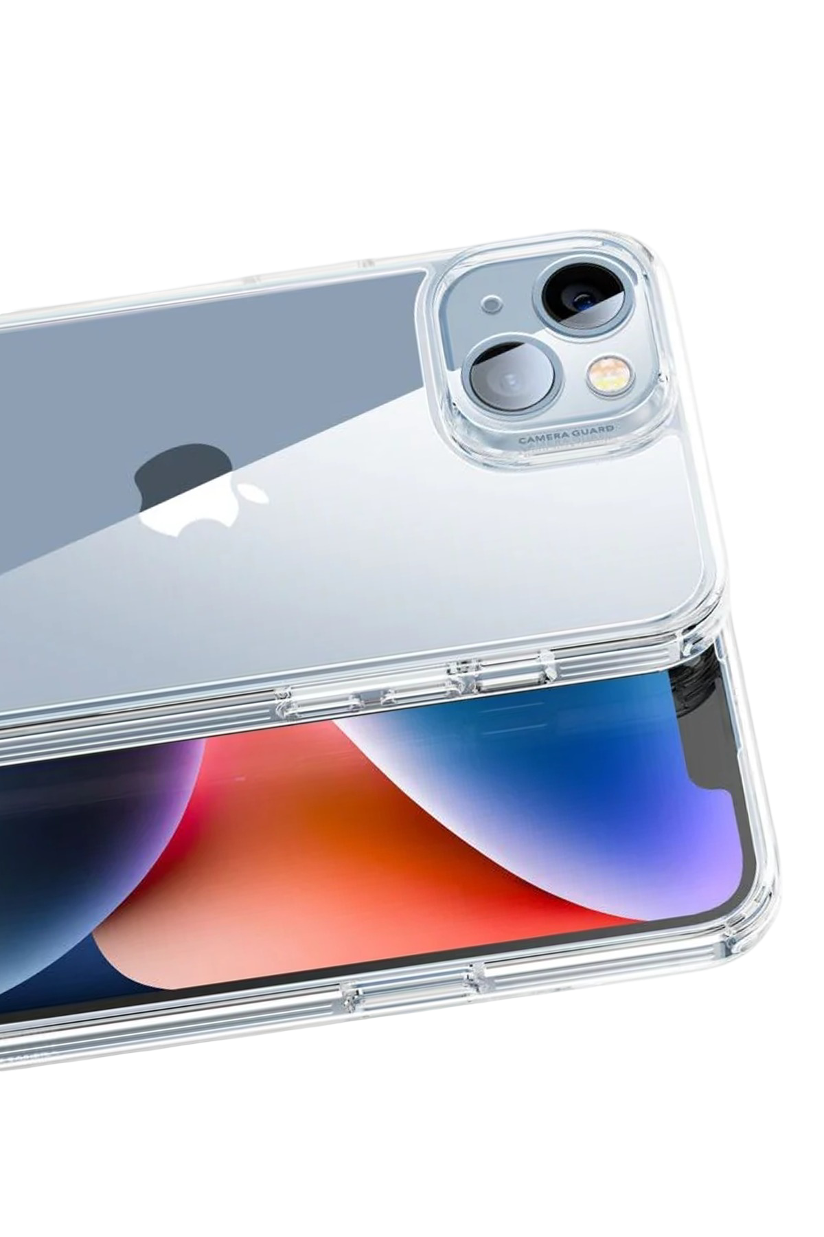 ESR Apple iPhone 14 Plus Ice Shield Tempered Cam Kılıf - Şeffaf