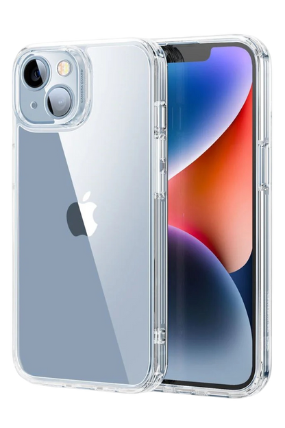 ESR Apple iPhone 14 Plus Ice Shield Tempered Cam Kılıf - Şeffaf