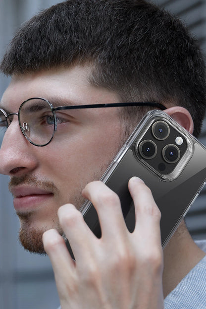 ESR Apple iPhone 15 Pro Ice Shield Tempered Cam Kılıf - Şeffaf