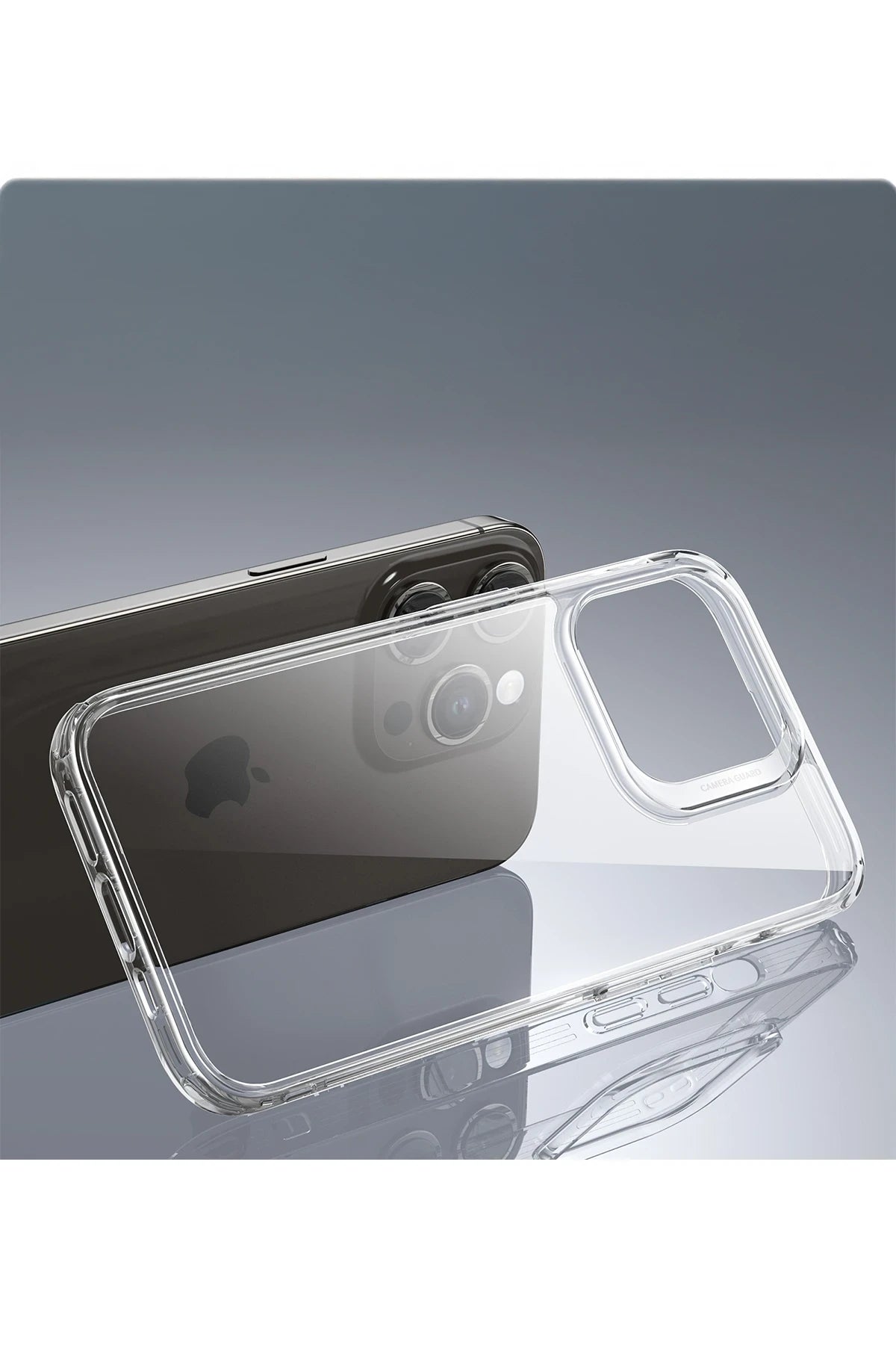 ESR Apple iPhone 15 Pro Ice Shield Tempered Cam Kılıf - Şeffaf