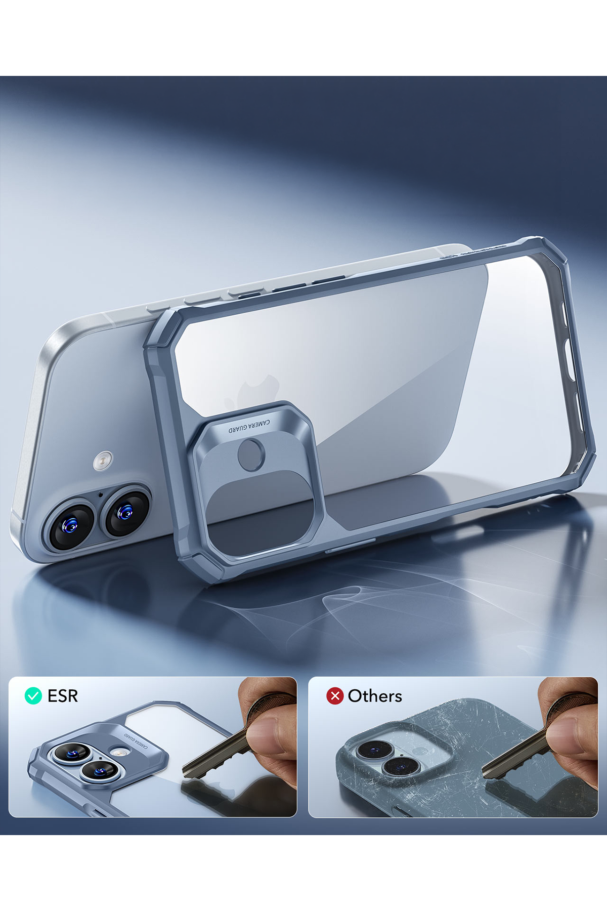 ESR Apple iPhone 16 Air Armor Kapak - Mavi