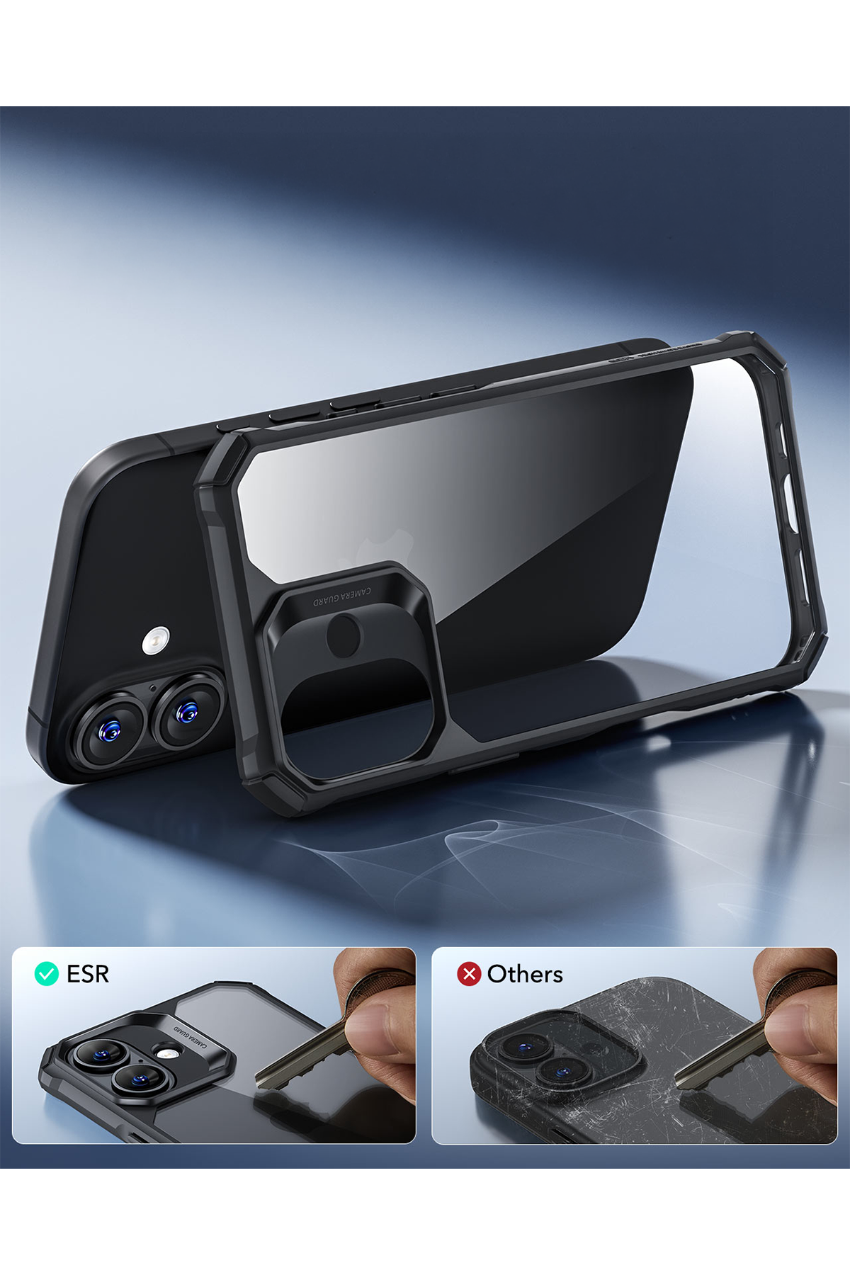ESR Apple iPhone 16 Air Armor Kapak - Siyah