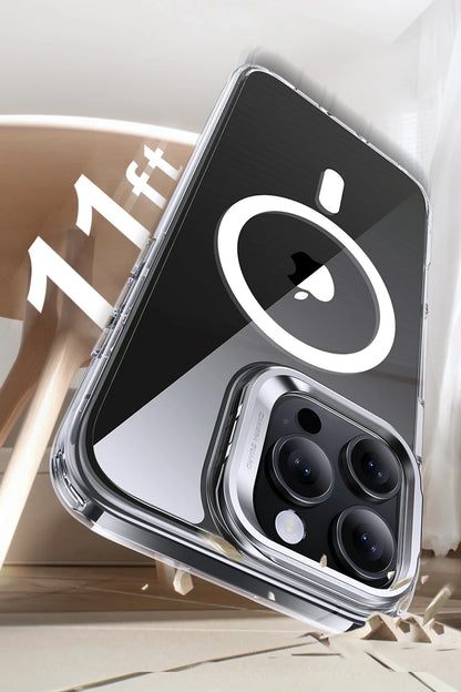 ESR Apple iPhone 16 Pro Classic Hybrid Magsafe Standlı Kapak + Cam Hediyeli Set - Şeffaf
