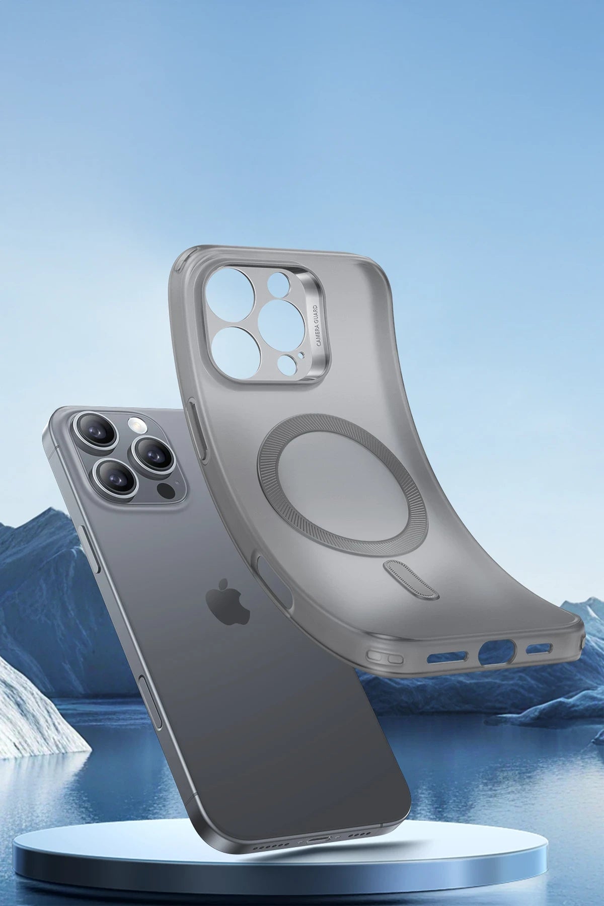 ESR Apple iPhone 16 Pro Max Zero Clear Magsafe Kapak - Gri