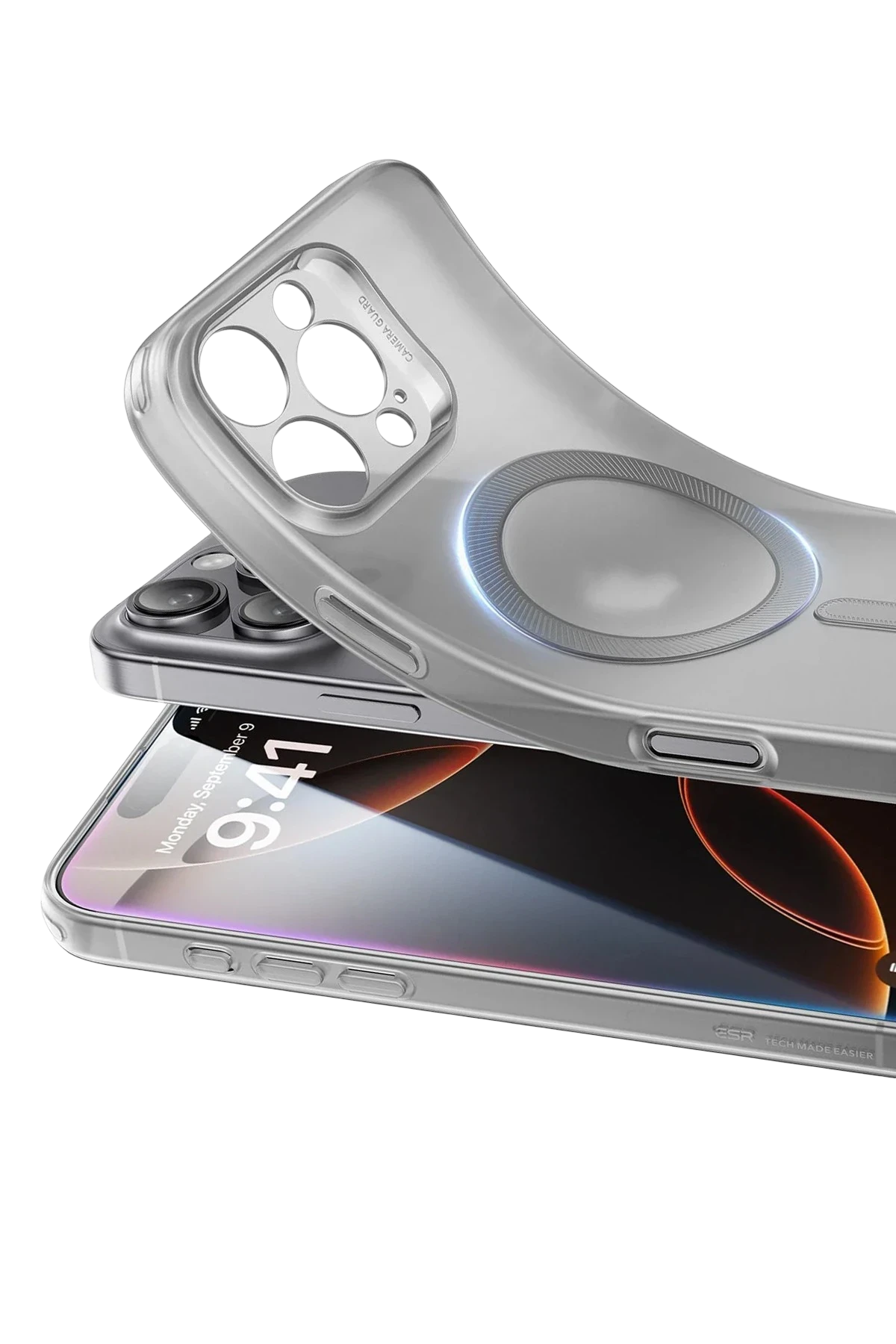 ESR Apple iPhone 16 Pro Max Zero Clear Magsafe Kapak - Gri