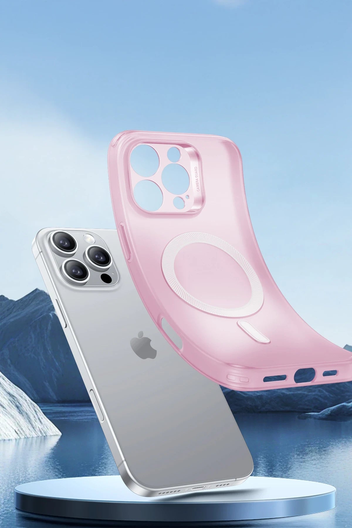 ESR Apple iPhone 16 Pro Zero Clear Magsafe Kapak - Pembe