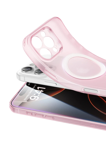 ESR Apple iPhone 16 Pro Zero Clear Magsafe Kapak - Pembe