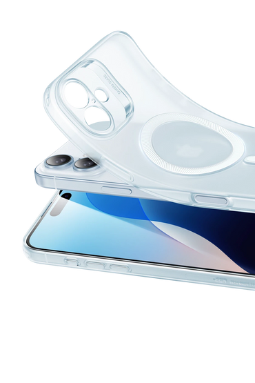 ESR Apple iPhone 16 Zero Clear Magsafe Kapak - Buzlu Mavi