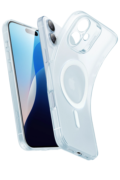 ESR Apple iPhone 16 Zero Clear Magsafe Kapak - Buzlu Mavi