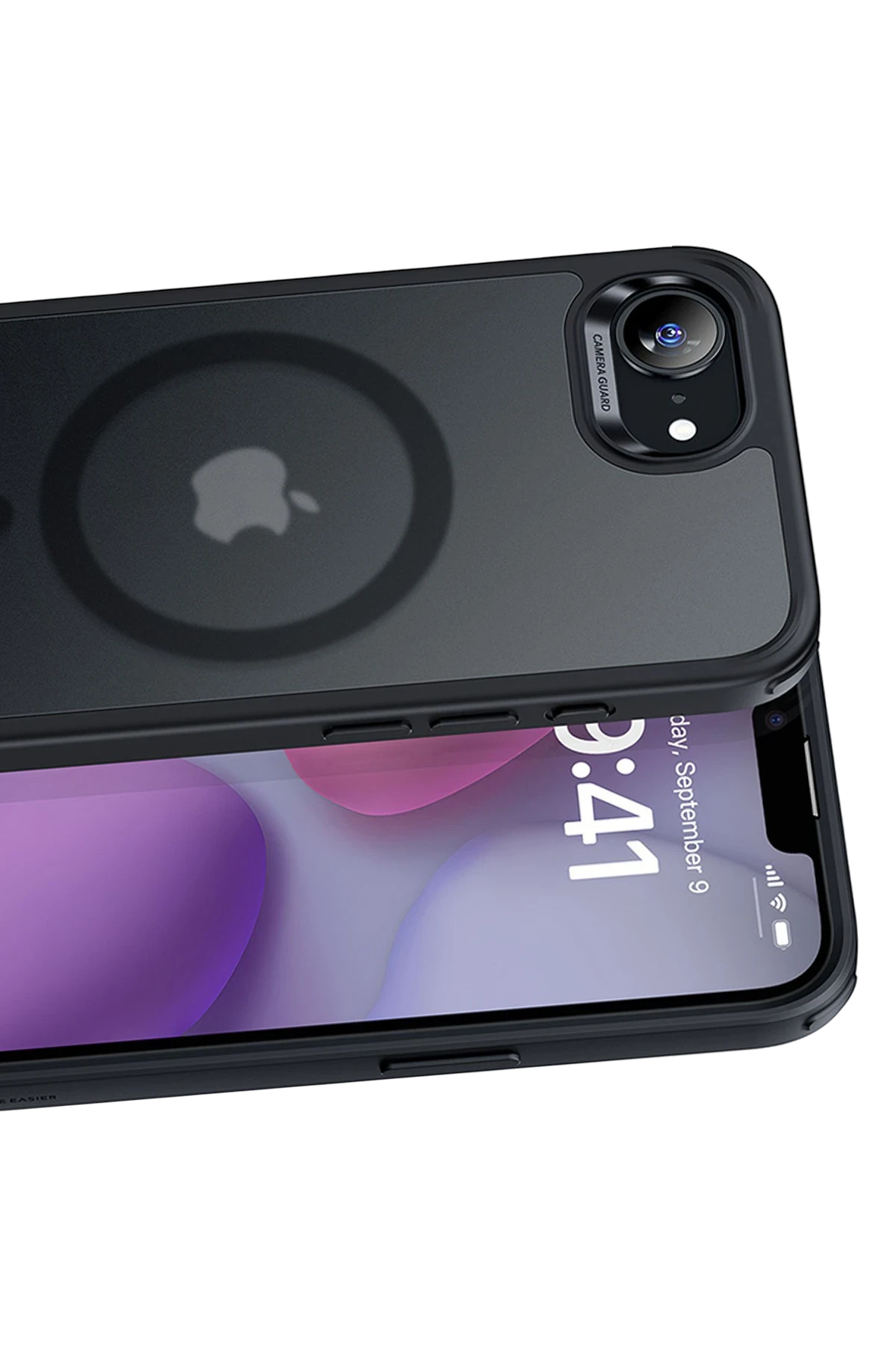 ESR Apple iPhone 16E Classic Hybrid Magsafe Kapak - Buzlu Siyah