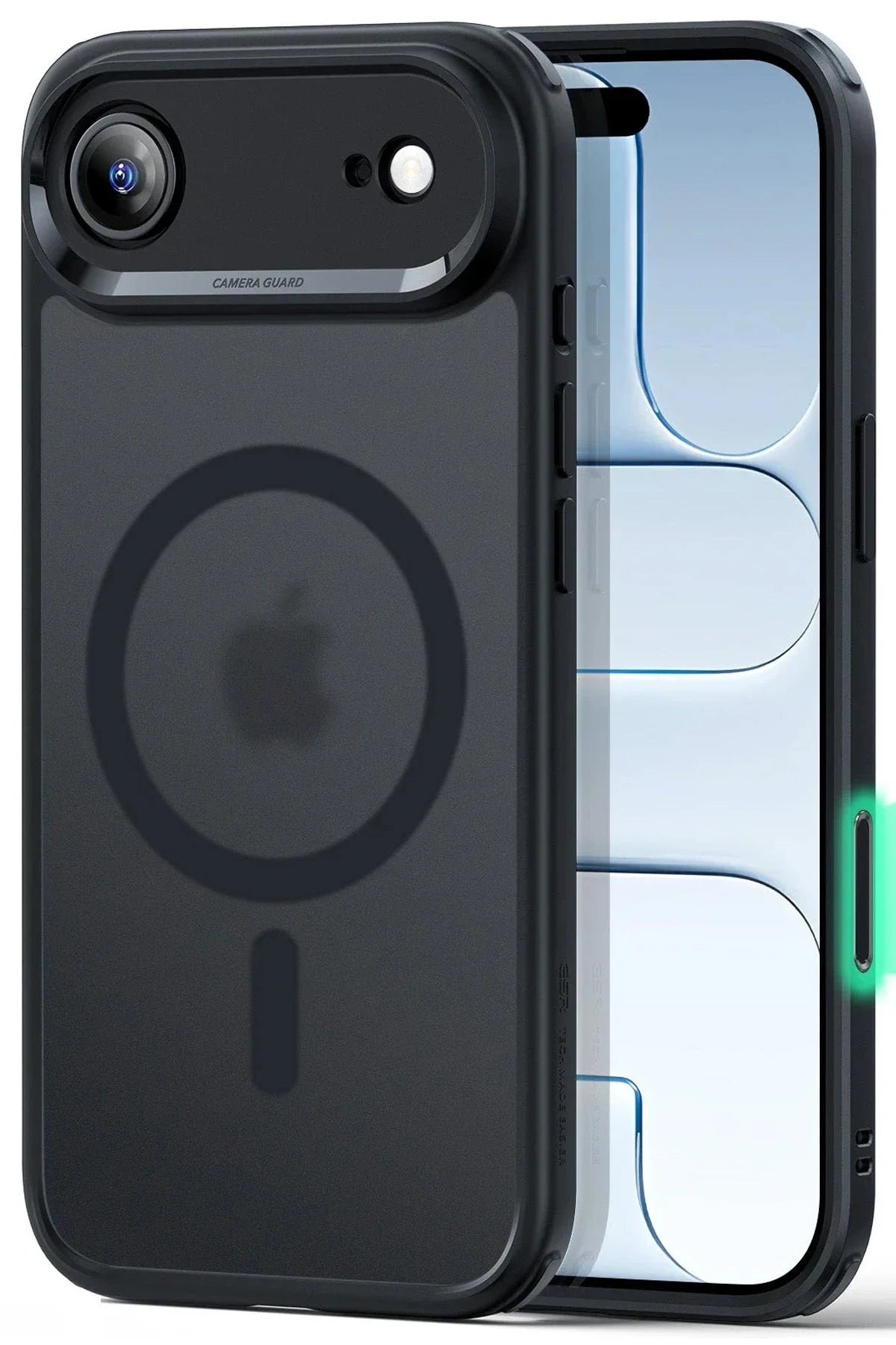 ESR Apple iPhone 17 Air Classic Hybrid Magsafe Kapak - Buzlu Siyah
