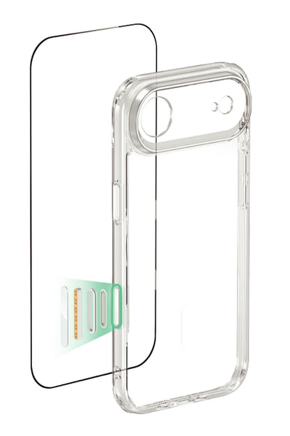 ESR Apple iPhone 17 Air Classic Hybrid Magsafe Kapak + Cam Hediyeli Set - Şeffaf