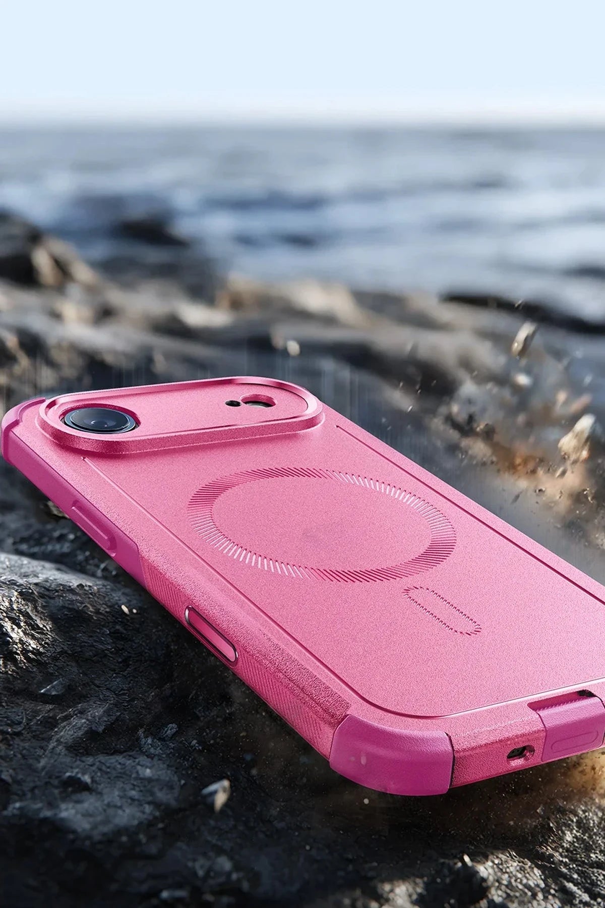 ESR Apple iPhone 17 Air Cyber Tough Magsafe Kapak - Pembe