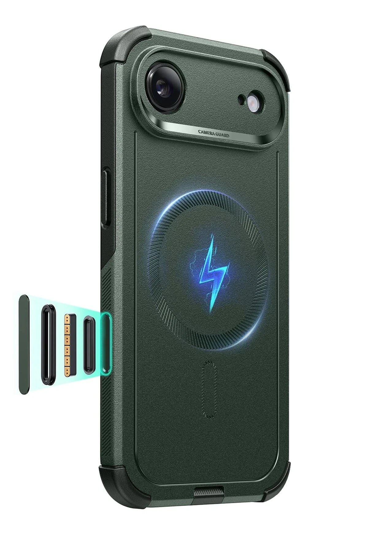 ESR Apple iPhone 17 Air Cyber Tough Magsafe Kapak - Yeşil