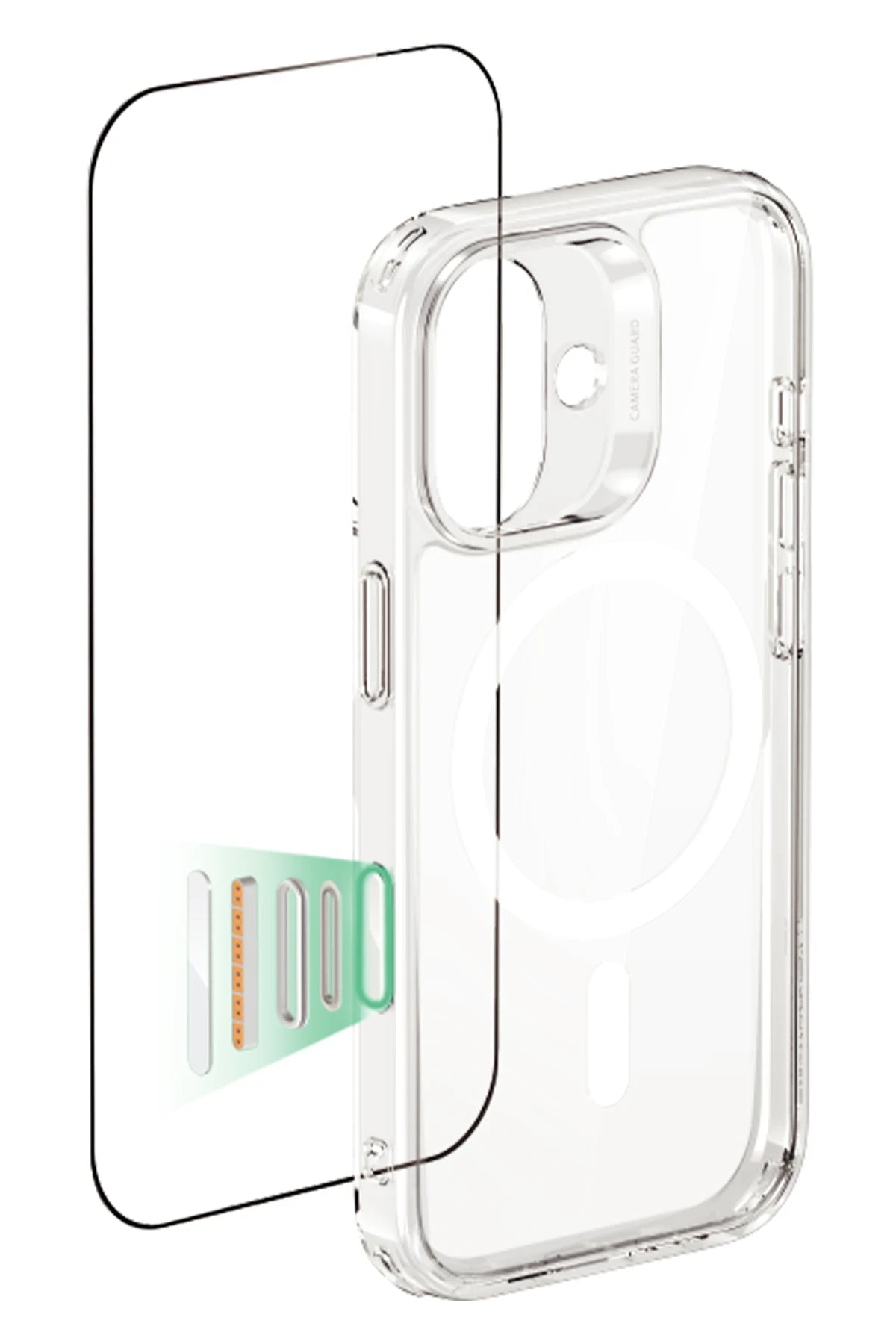 ESR Apple iPhone 17 Classic Hybrid Magsafe Kapak + Cam Hediyeli Set - Şeffaf