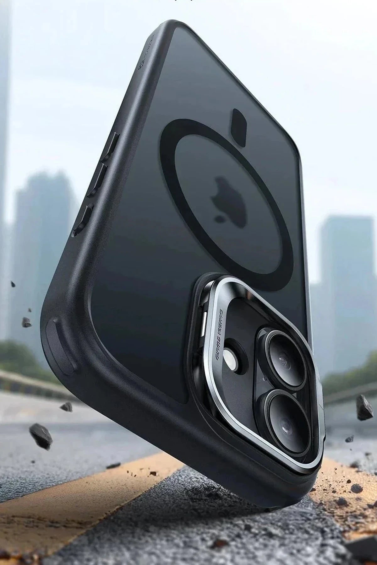 ESR Apple iPhone 17 Classic Hybrid Magsafe Standlı Kapak - Buzlu Siyah
