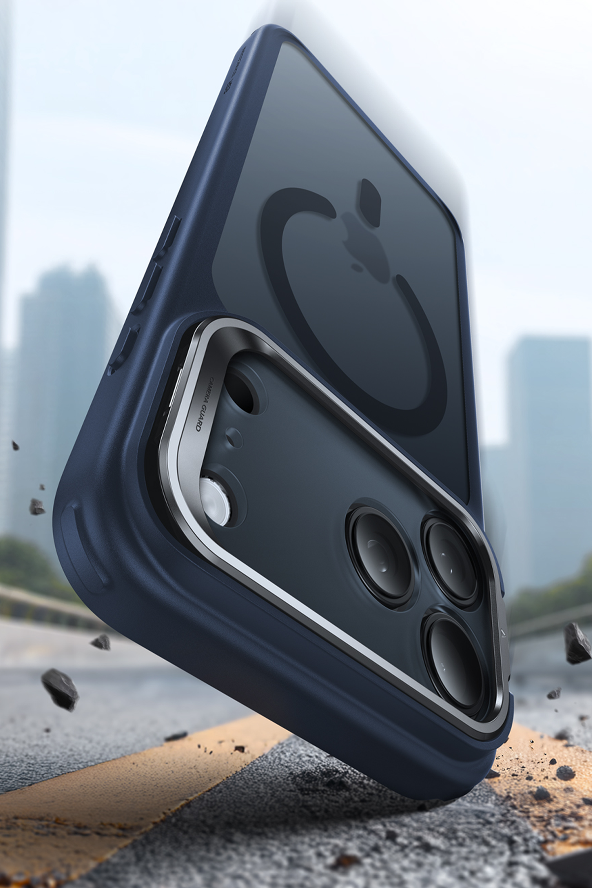 ESR Apple iPhone 17 Classic Hybrid Magsafe Standlı Kapak - Frosted Blue