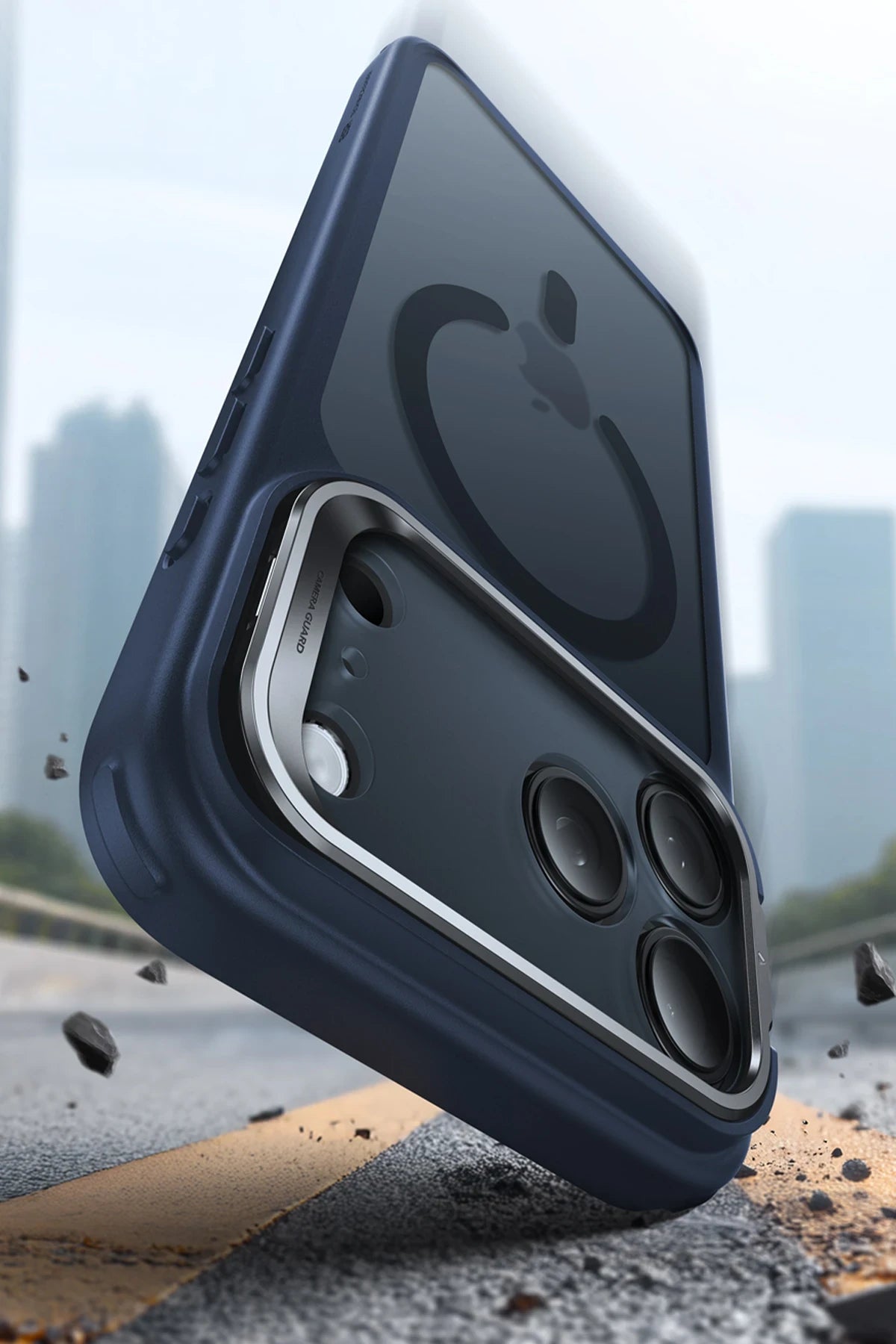 ESR Apple iPhone 17 Classic Hybrid Magsafe Standlı Kapak - Mavi