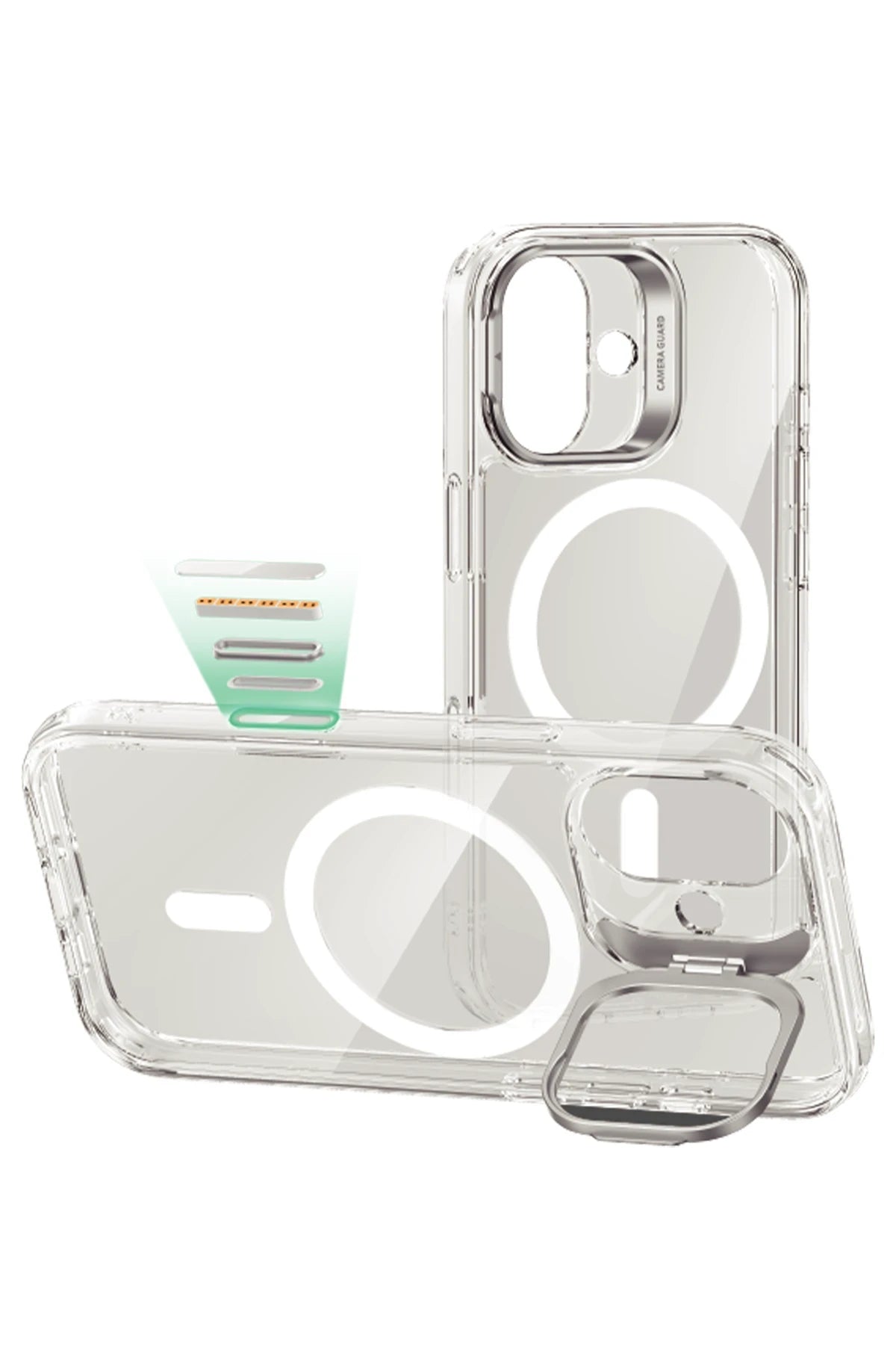 ESR Apple iPhone 17 Classic Hybrid Magsafe Standlı Kapak - Şeffaf