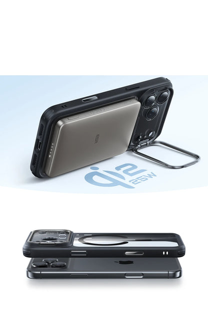 ESR Apple iPhone 17 Classic Hybrid Magsafe Standlı Kapak - Siyah