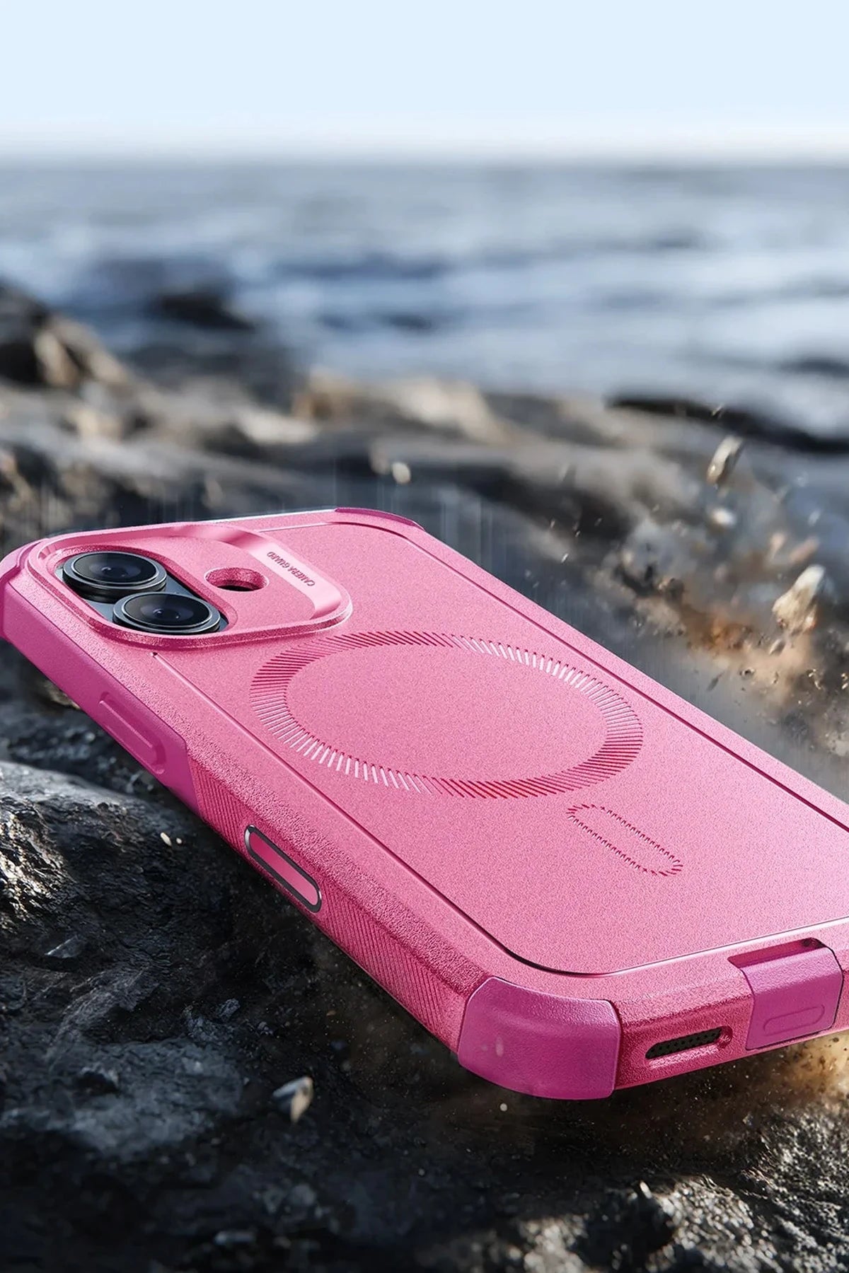 ESR Apple iPhone 17 Cyber Tough Magsafe Kapak - Pembe