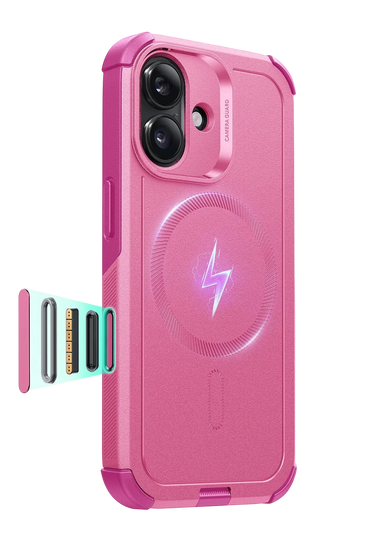 ESR Apple iPhone 17 Cyber Tough Magsafe Kapak - Pembe