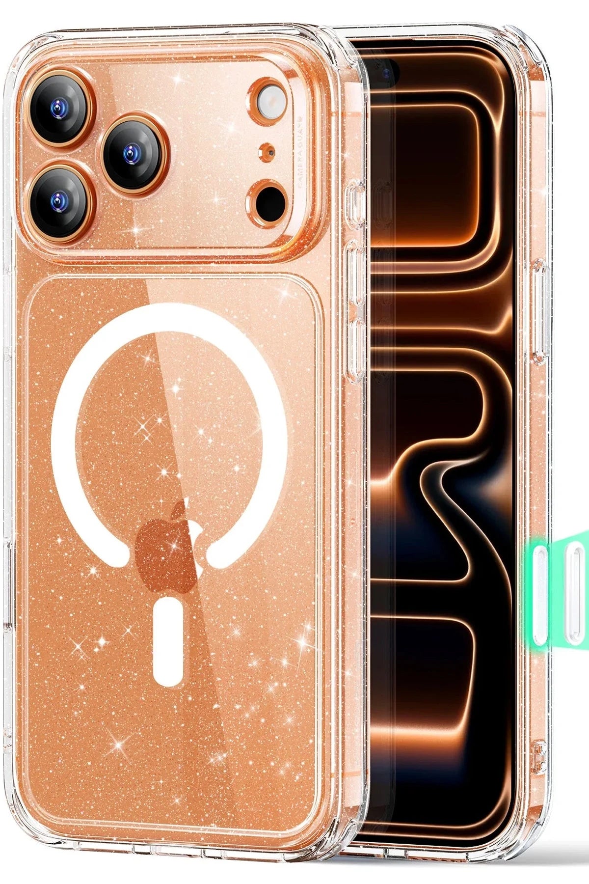 ESR Apple iPhone 17 Pro Classic Hybrid Magsafe Kapak - Şeffaf Simli