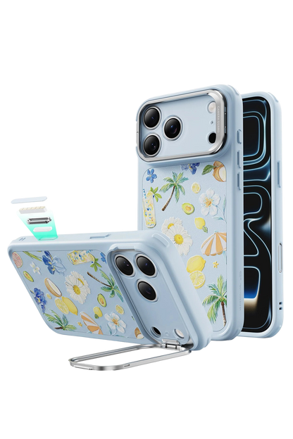 ESR Apple iPhone 17 Pro Classic Hybrid Magsafe Standlı Kapak - Açık Mavi