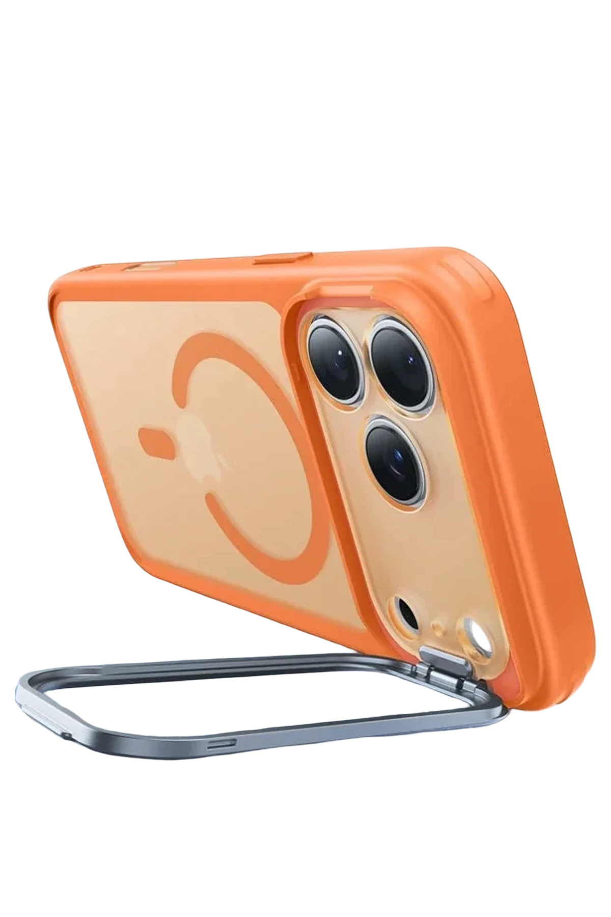 ESR Apple iPhone 17 Pro Classic Hybrid Magsafe Standlı Kapak - Frosted Orange
