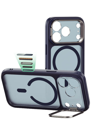 ESR Apple iPhone 17 Pro Classic Hybrid Magsafe Standlı Kapak - Mavi
