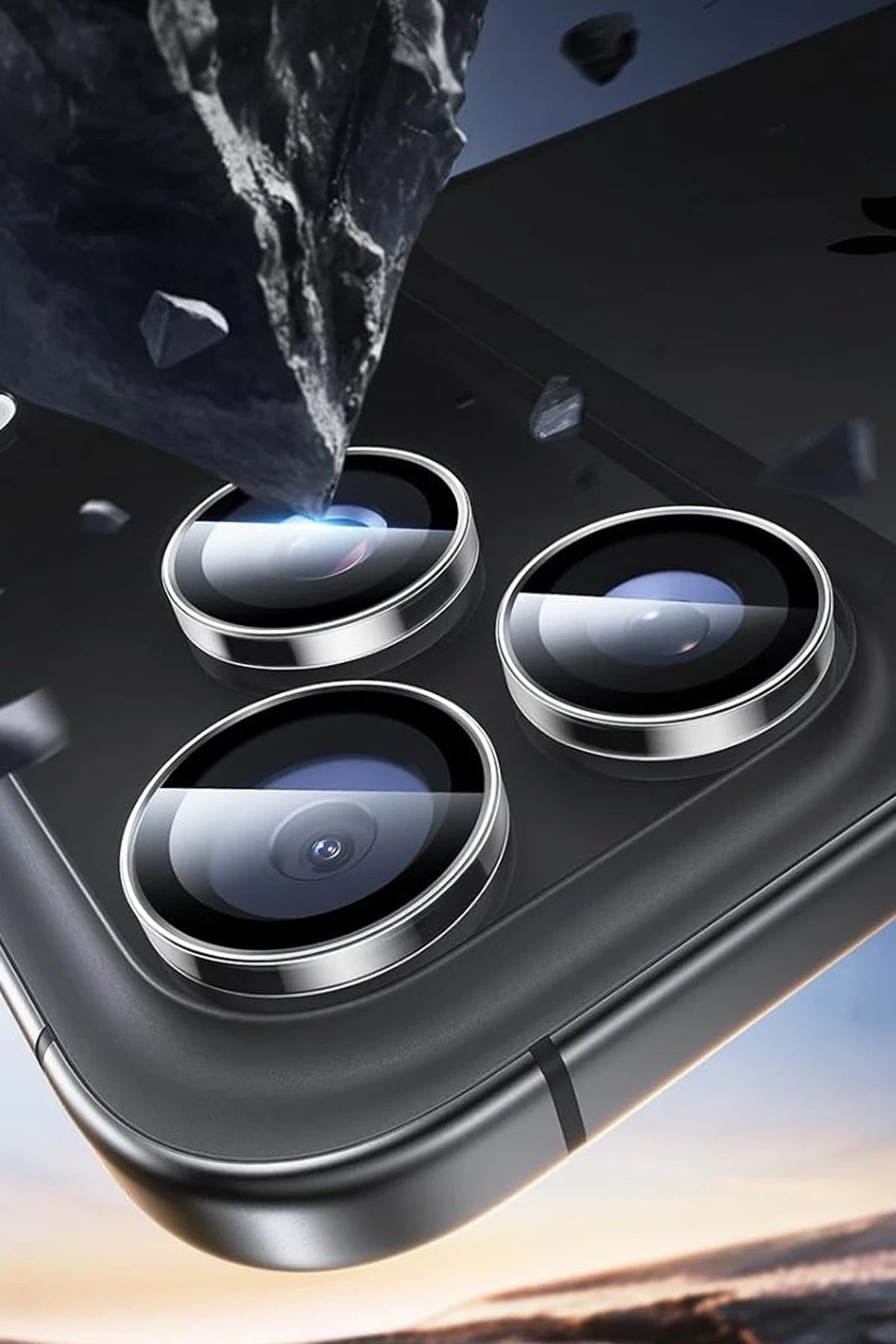 ESR Apple iPhone 17 Pro Max Armorite Kamera Lens Koruyucu - Şeffaf