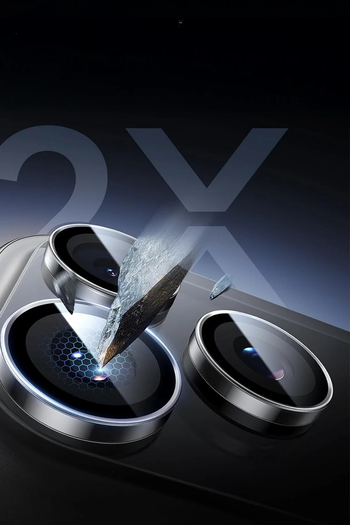 ESR Apple iPhone 17 Pro Max Armorite Kamera Lens Koruyucu - Şeffaf