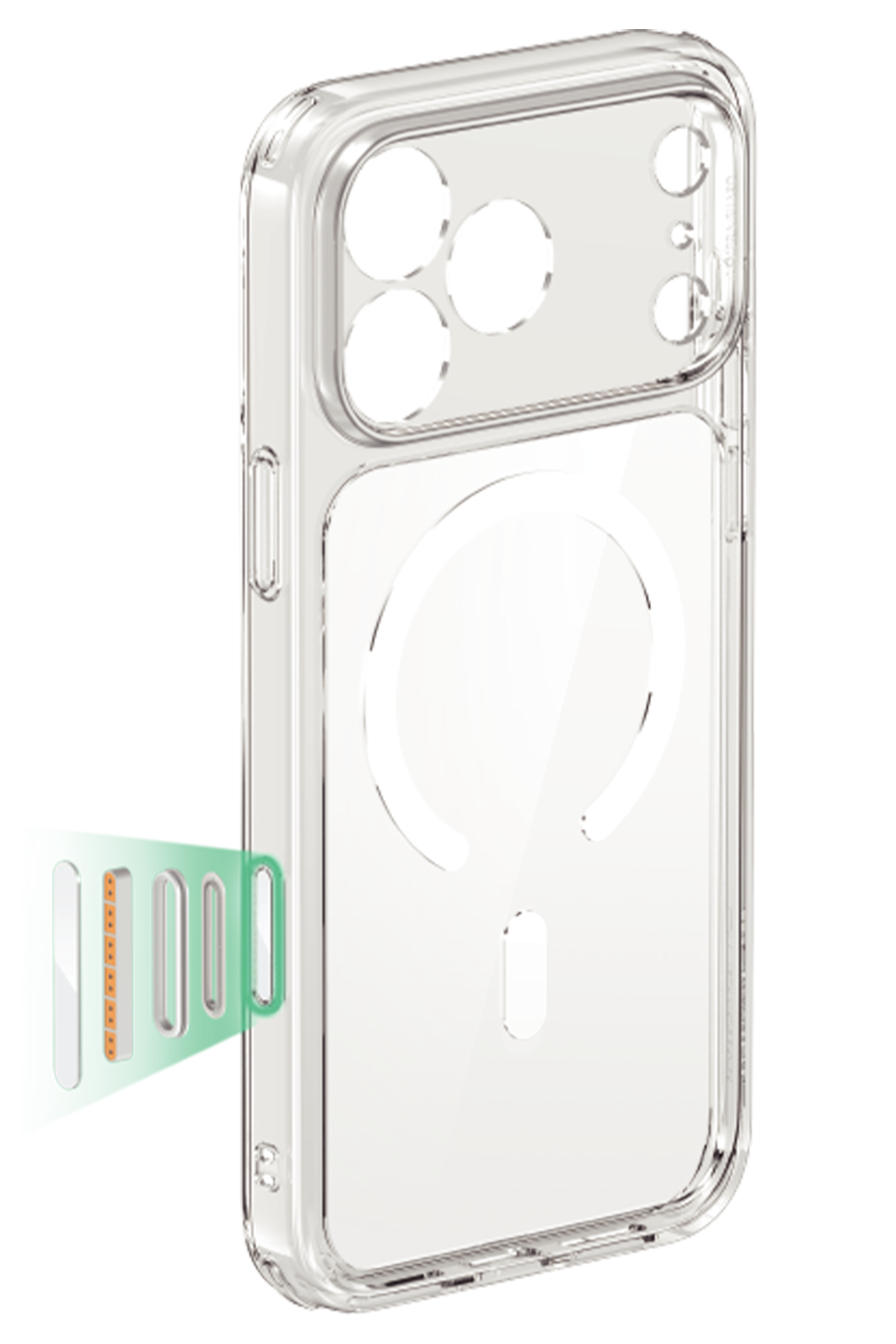 ESR Apple iPhone 17 Pro Max Classic Hybrid Magsafe Kapak - Clear