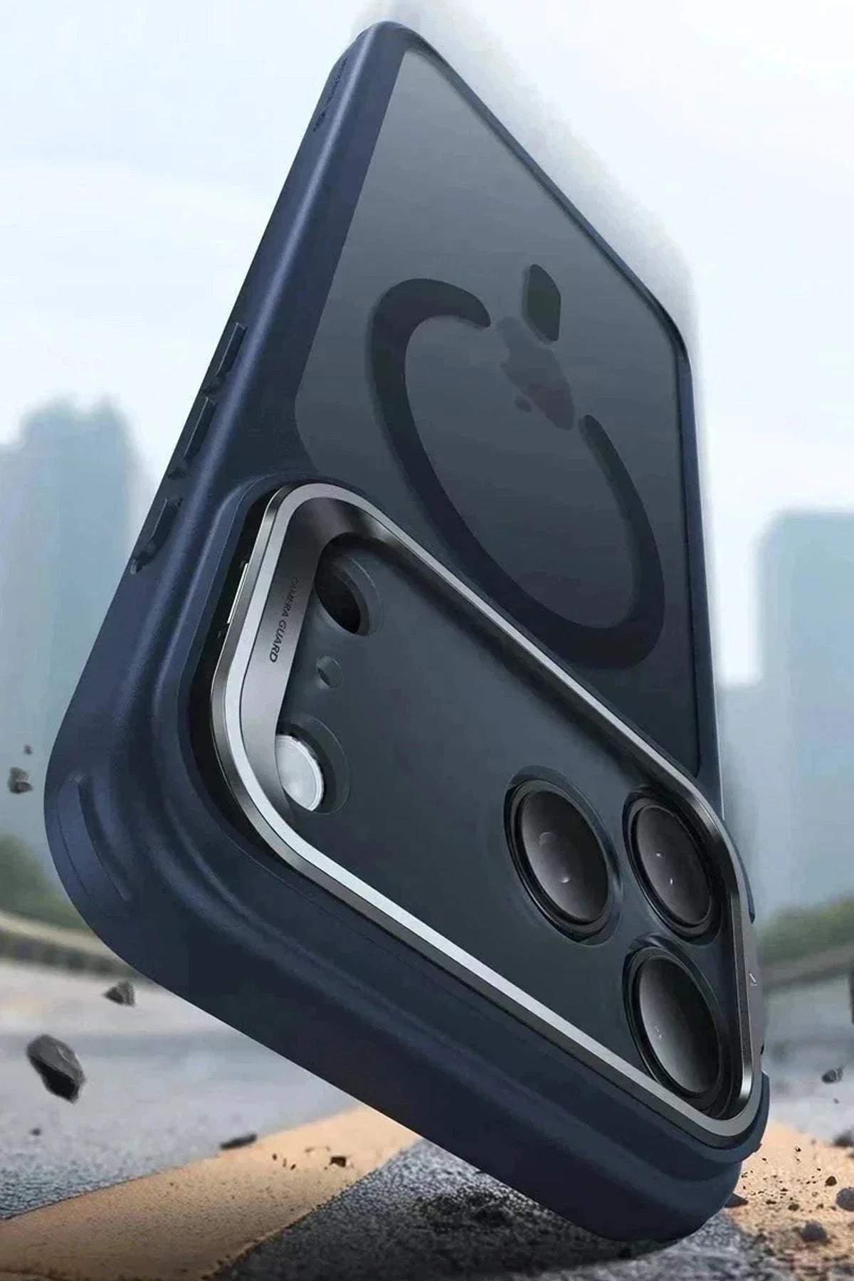 ESR Apple iPhone 17 Pro Max Classic Hybrid Magsafe Standlı Kapak - Buzlu Siyah