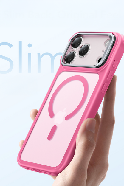 ESR Apple iPhone 17 Pro Max Classic Hybrid Magsafe Standlı Kapak - Frosted Pink