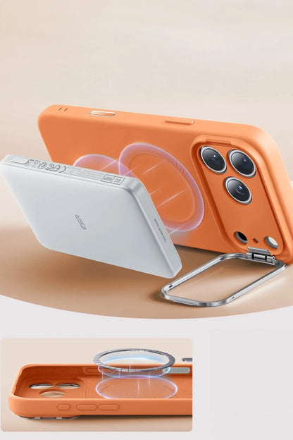 ESR Apple iPhone 17 Pro Max Cloud Soft Magsafe Standlı Kapak - Turuncu