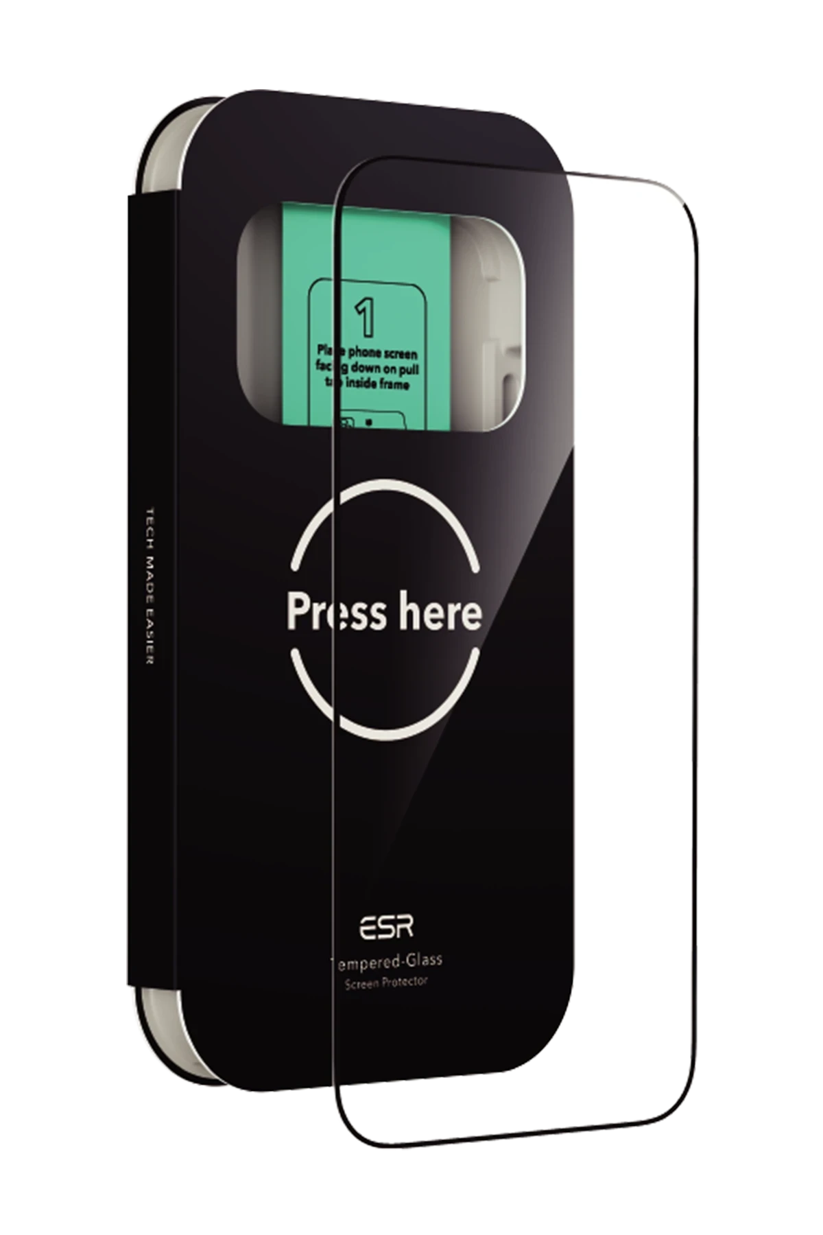 ESR Apple iPhone 17 Pro Max UltraFit Classic 2 Adet Cam Ekran Koruyucu - Siyah