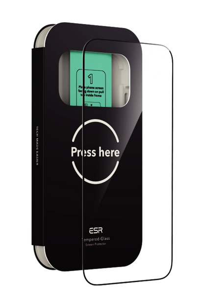 ESR Apple iPhone 17 Pro Max UltraFit Classic 2 Adet Cam Ekran Koruyucu - Siyah