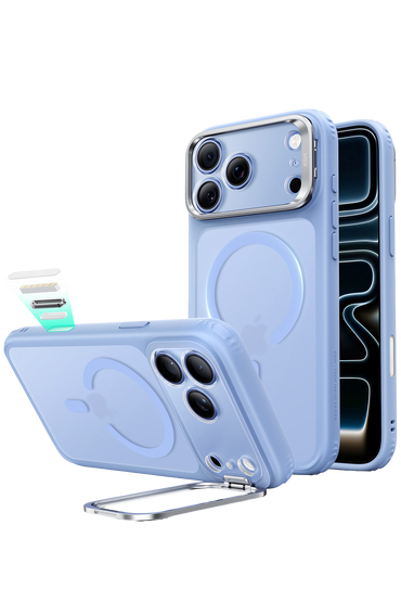 ESR Apple iPhone 18 Pro/17 Pro Classic Hybrid Magsafe Standlı Kapak - Açık Mavi