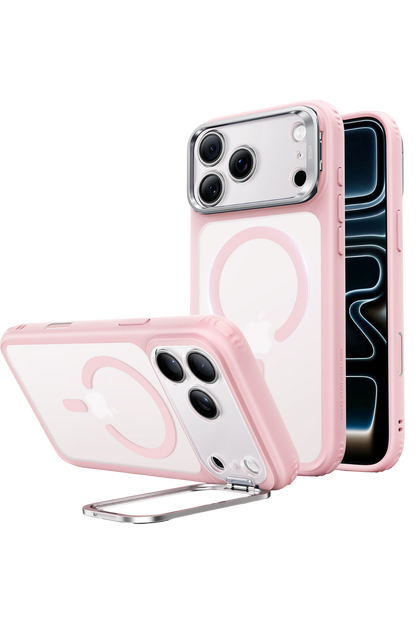 ESR Apple iPhone 18 Pro/17 Pro Classic Hybrid Magsafe Standlı Kapak - Pembe