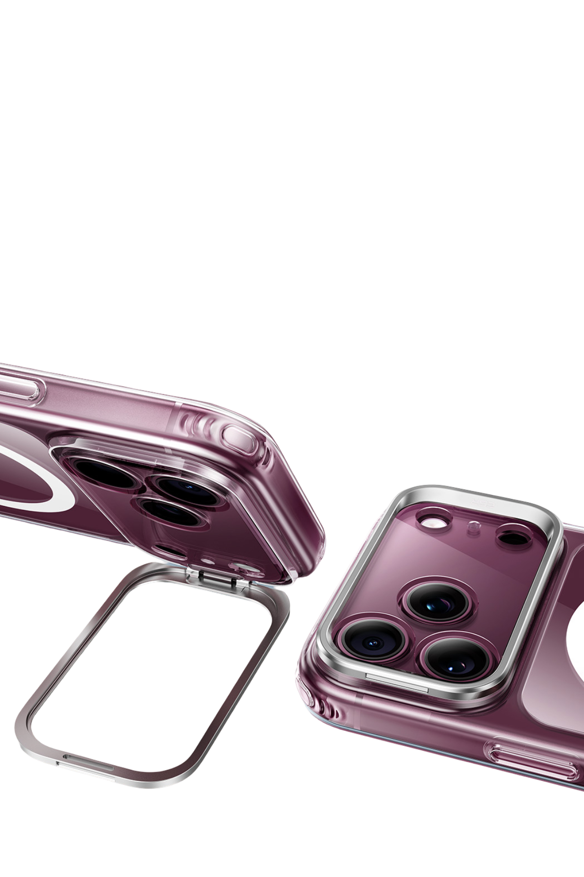 ESR Apple iPhone 18 Pro/17 Pro Classic Hybrid Magsafe Standlı Kapak - Şeffaf