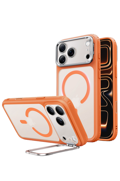 ESR Apple iPhone 18 Pro/17 Pro Classic Hybrid Magsafe Standlı Kapak - Turuncu