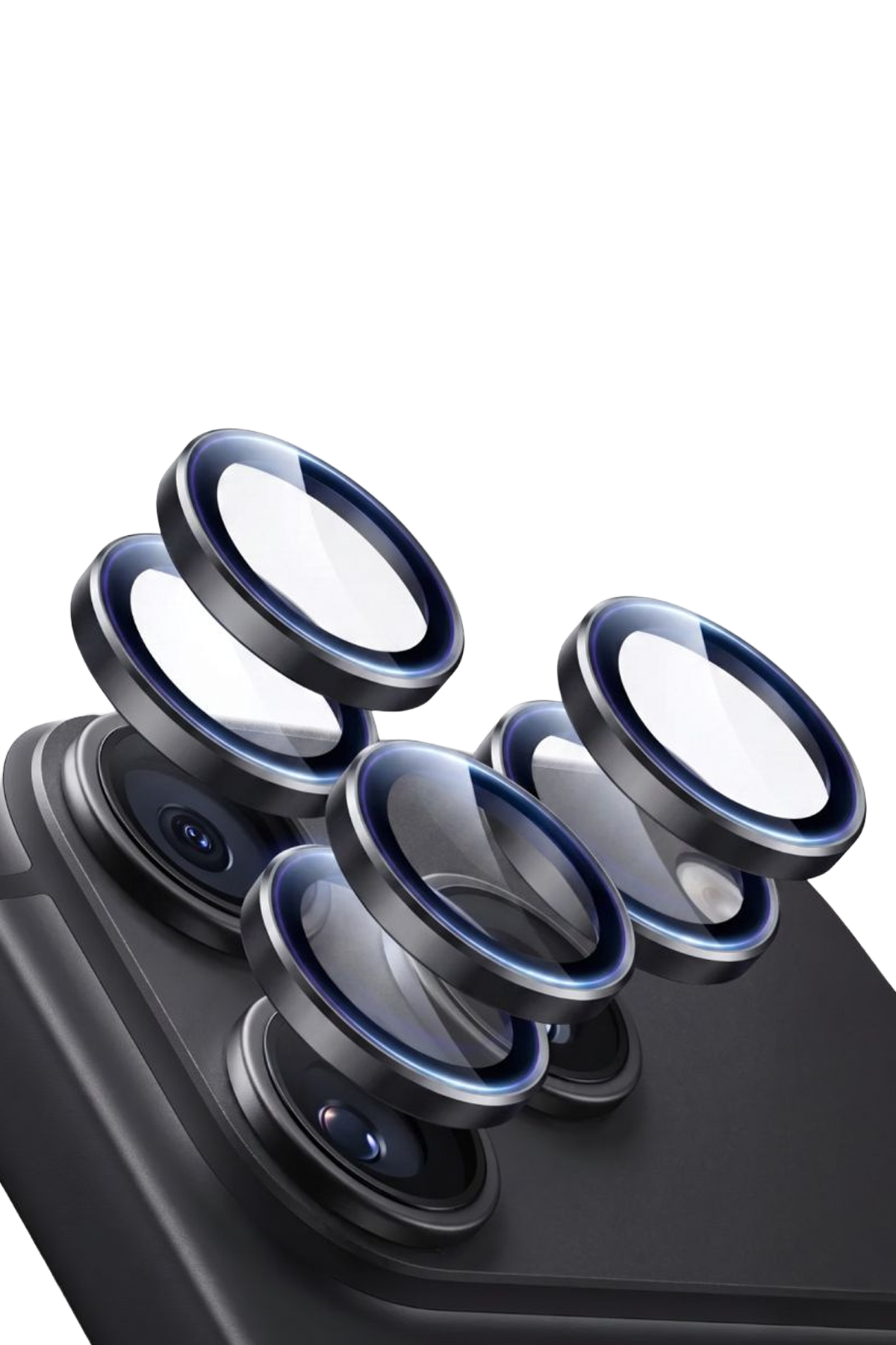 ESR Apple iPhone 18 Pro Max Armorite 2 Adet Kamera Lens Koruyucu - Siyah