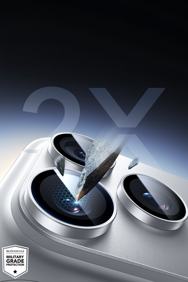 ESR Apple iPhone 18 Pro Max Armorite Kamera Lens Koruyucu - Gümüş