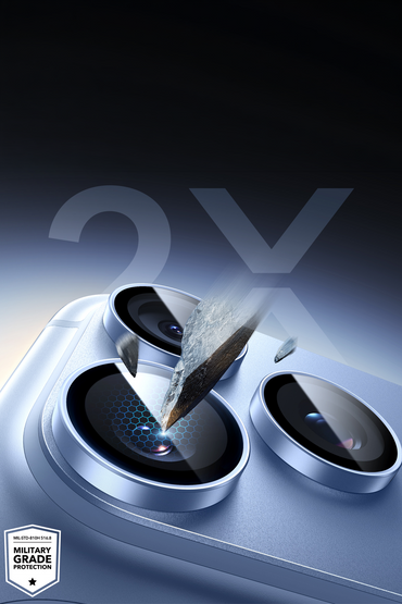 ESR Apple iPhone 18 Pro Max Armorite Kamera Lens Koruyucu - Açık Mavi