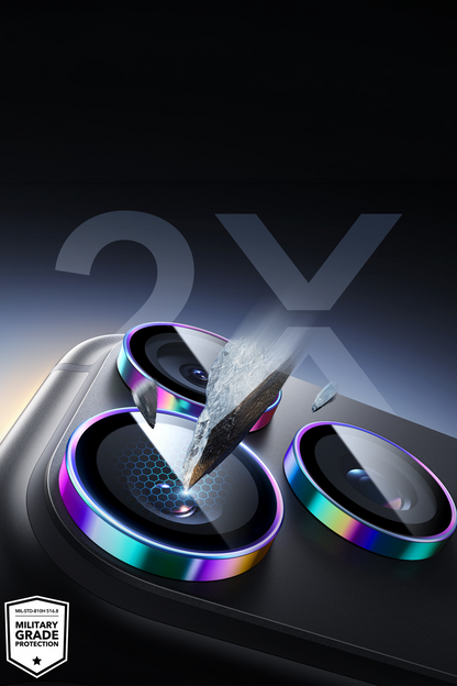 ESR Apple iPhone 18 Pro Max Armorite Kamera Lens Koruyucu - Rainbow