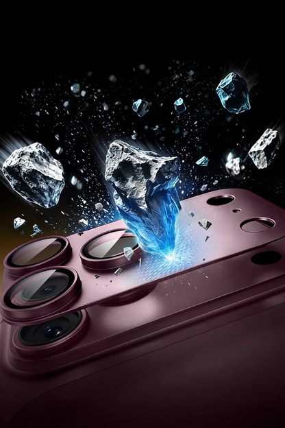 ESR Apple iPhone 18 Pro Max Armorite Pro Kamera Lens Koruyucu - Bordo
