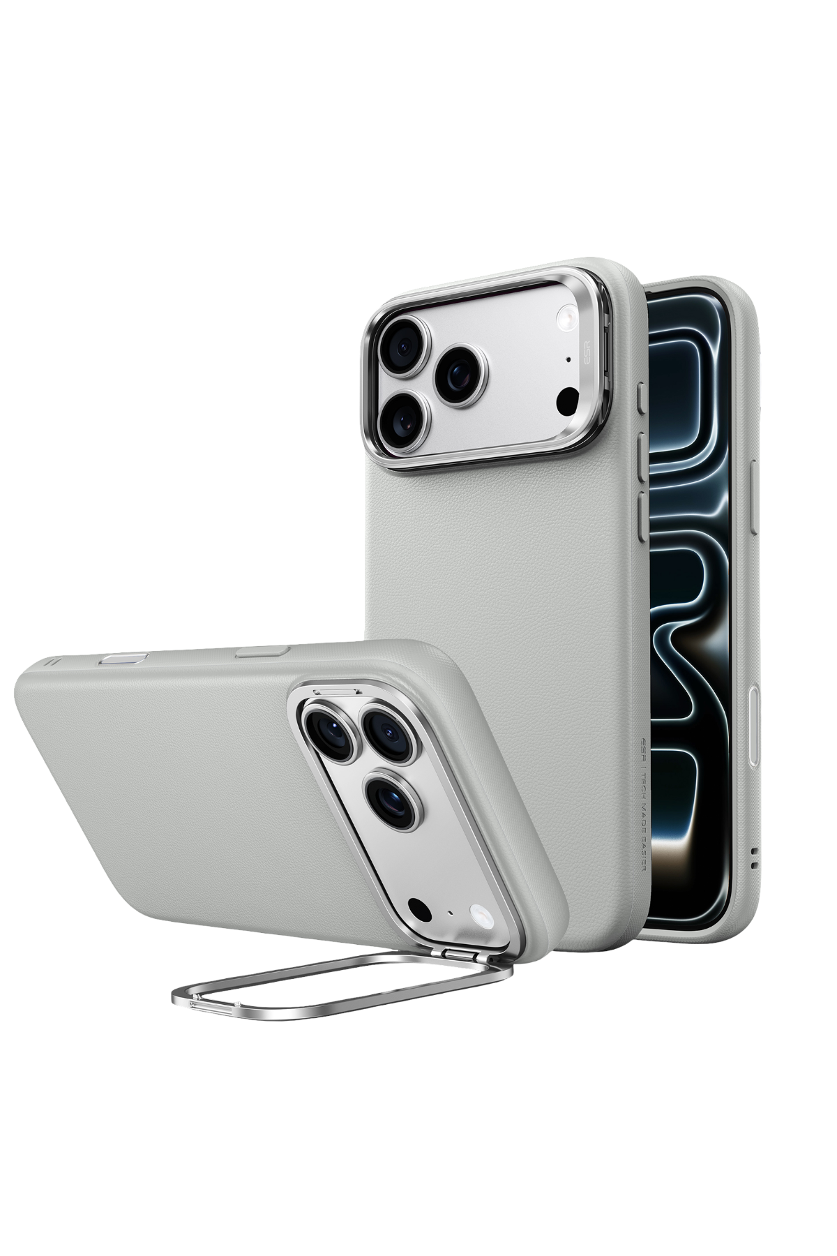 ESR Apple iPhone 18 Pro Max/17 Pro Max Atelier Magsafe Standlı Kapak - Gri