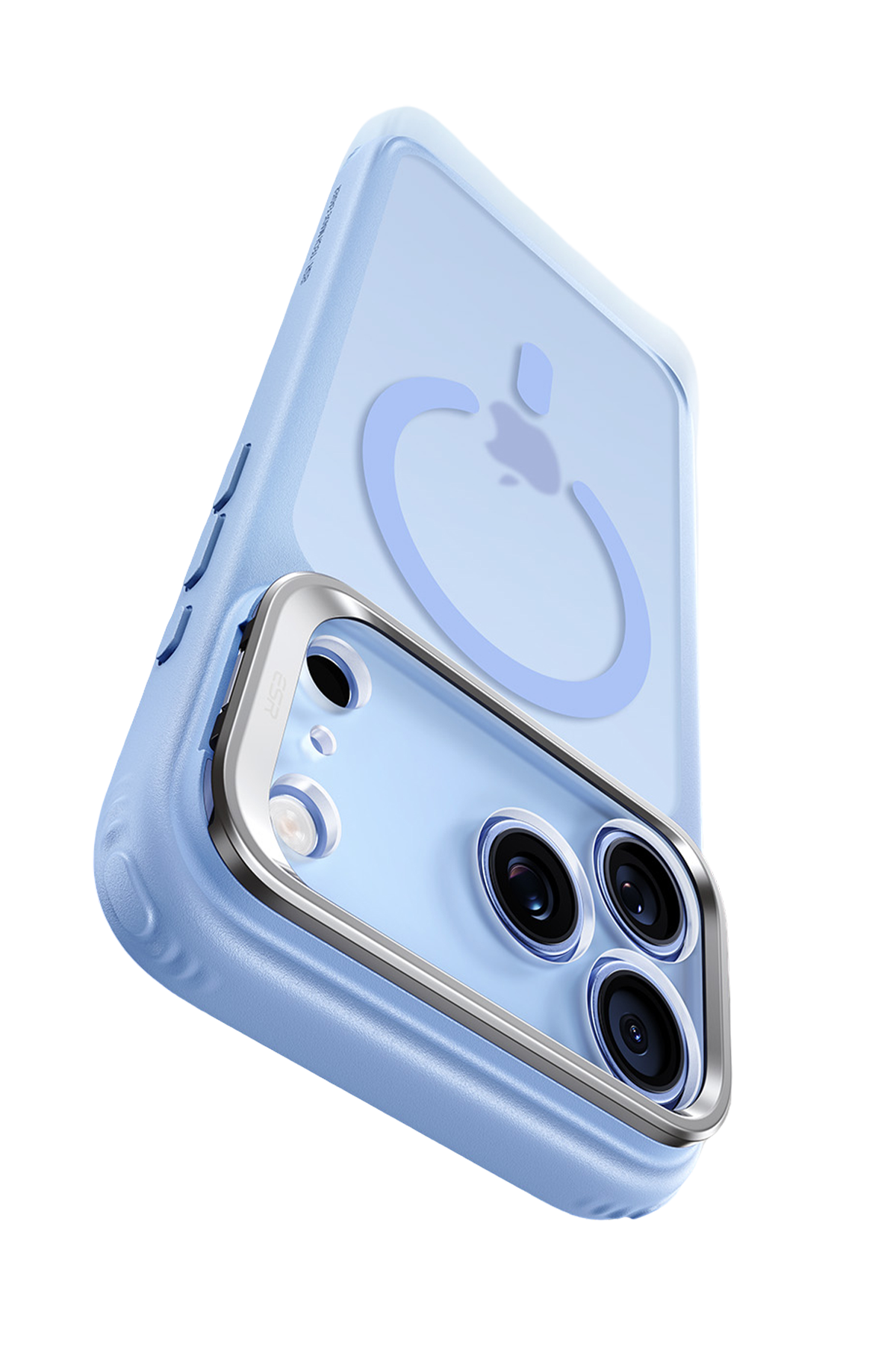 ESR Apple iPhone 18 Pro Max/17 Pro Max Classic Hybrid Magsafe Standlı Kapak - Açık Mavi